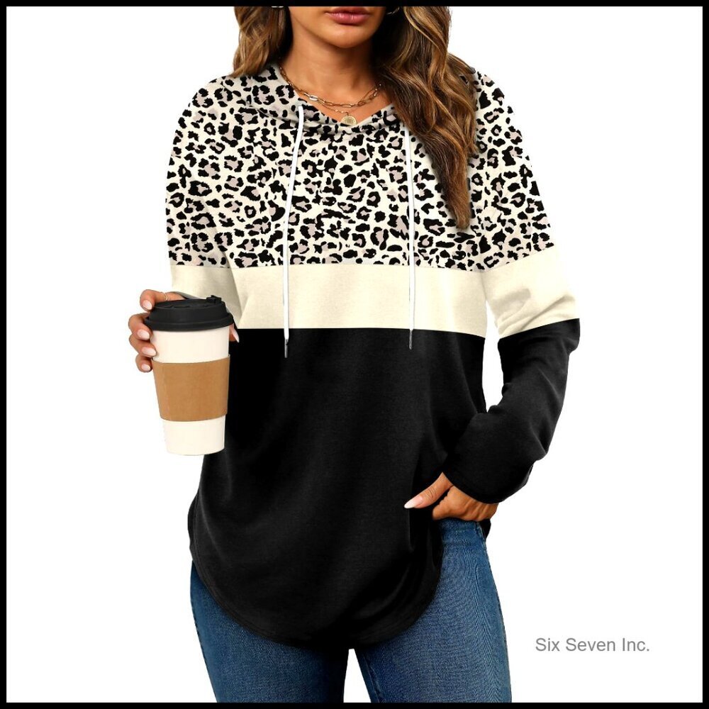 Oversized Crewneck Sweatshirt Casual Chic Long Sleeve Hoodie Fall Fashion